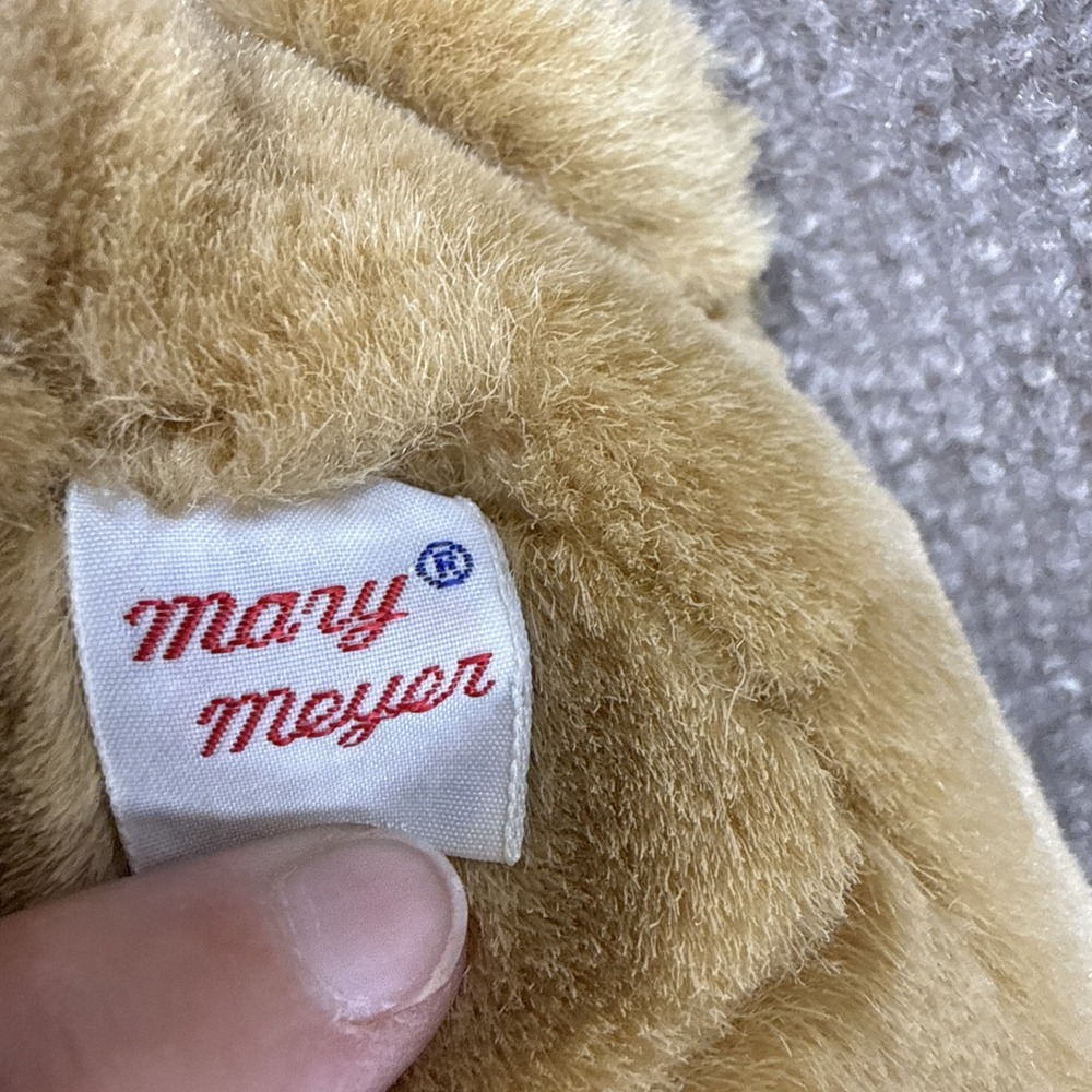Rare Vintage 9" 1990s MARY MEYER PLUSH Chef Pig With "Pig Out" Apron W/ Chef Hat - Picture 3 of 6